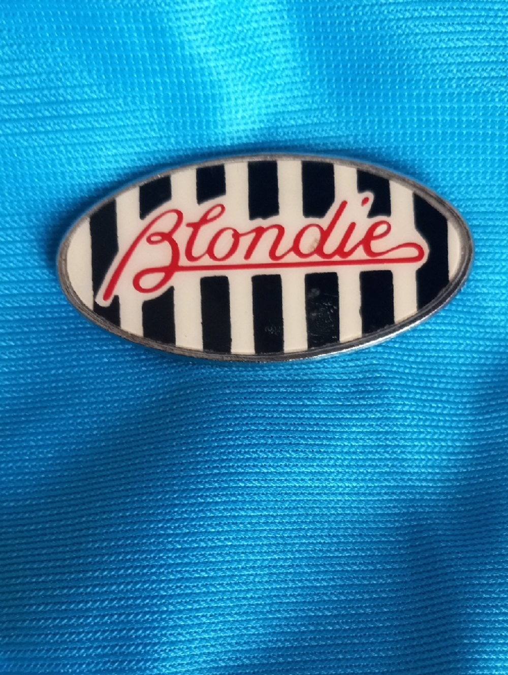 Vintage Blondie Clubman Collectible Logo Enamel Pin